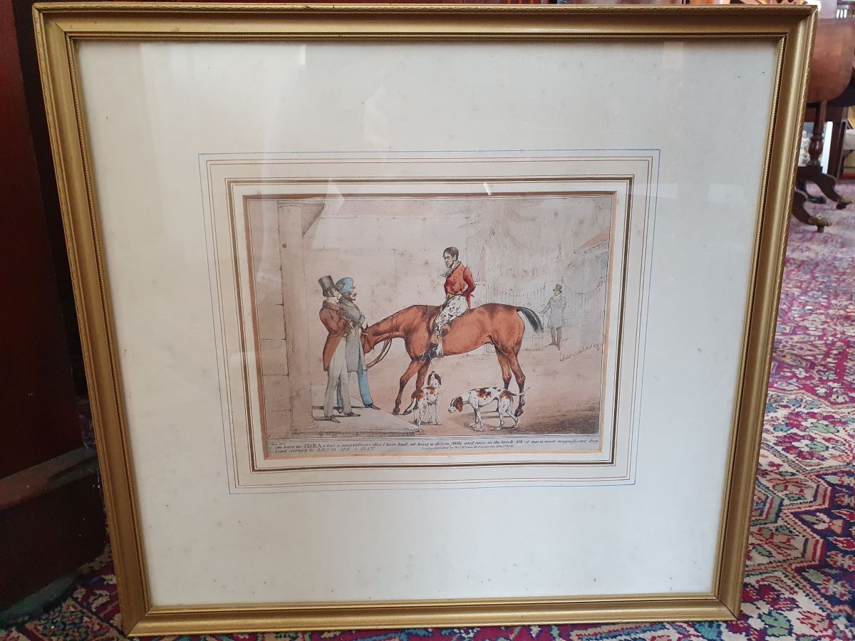 Henry Alken, 19th Century Hand Coloured Engravings, Hunting Scenes